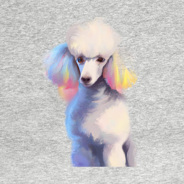 Cute Poodle Drawing by Play Zoo